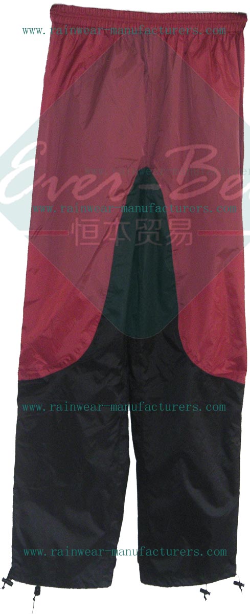 Motorcycle Rain Pants-Nylon Rain Pants